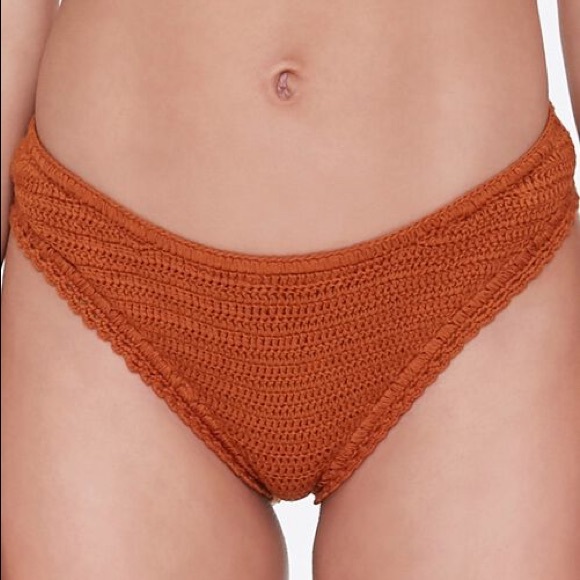 Forever 21 Low Rise tan crotched bikini bottoms S - Picture 3 of 11